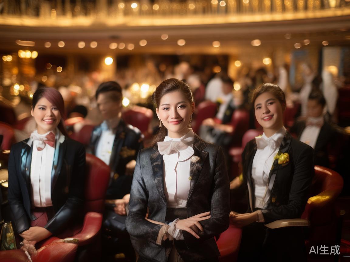 此外，皇家澳门赌场吧秉持着礼貌、耐心、细心的服务原